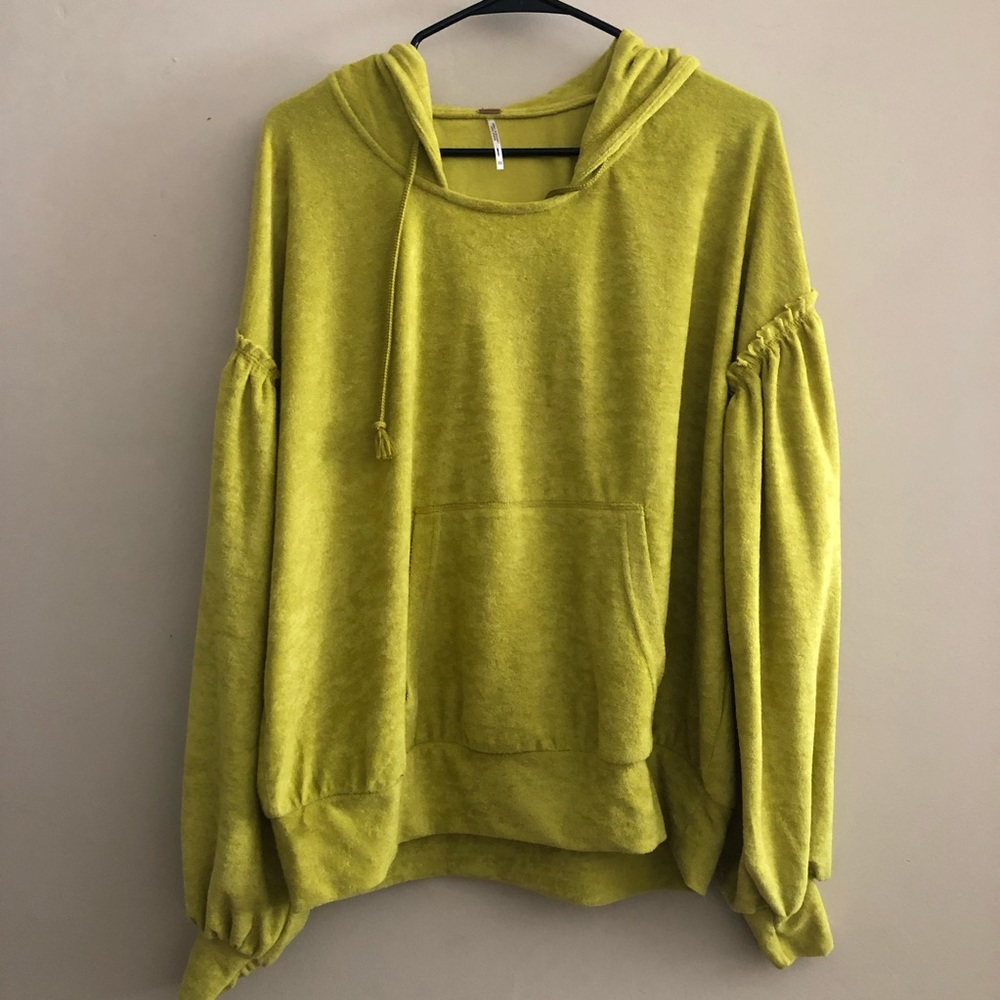 Free People Green Pullover Sweater